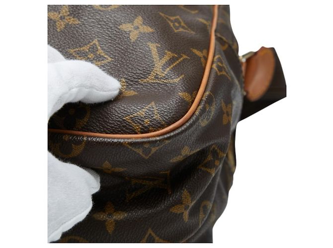 Borsa a tracolla Louis Vuitton Monogram Reporter GM Marrone Monogramma - vista 4