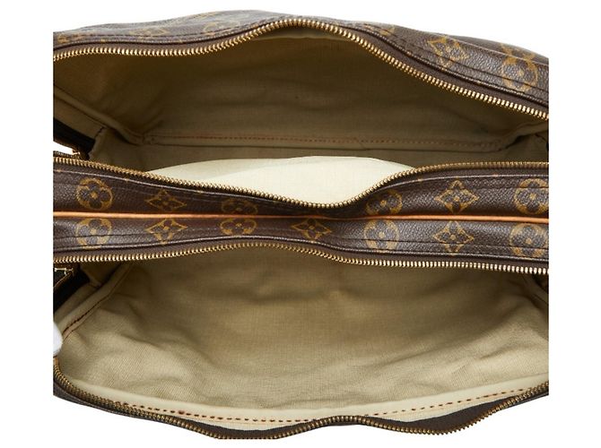 Borsa a tracolla Louis Vuitton Monogram Reporter GM Marrone Monogramma - vista 8