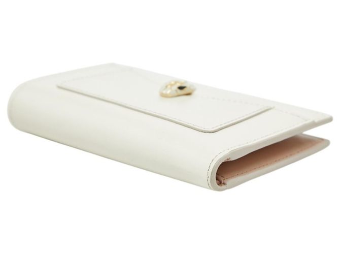 Bulgari Bvlgari Serpenti Forever Klapperbrieftasche in Elfenbein - Ansicht 4