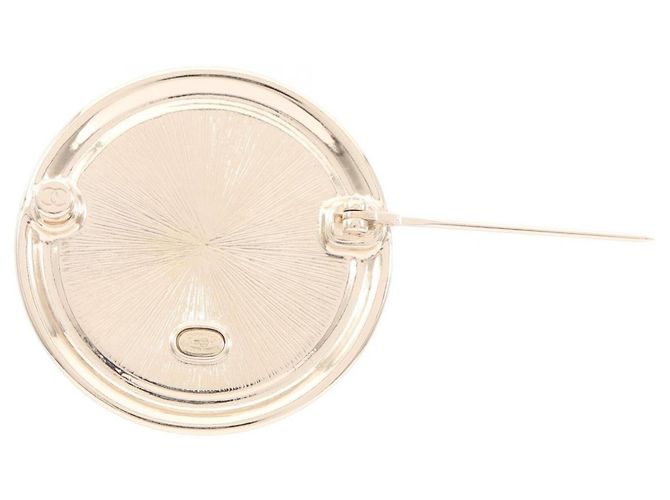 Spilla Chanel placcata oro bianca e dorata Bianco D'oro - vista 2