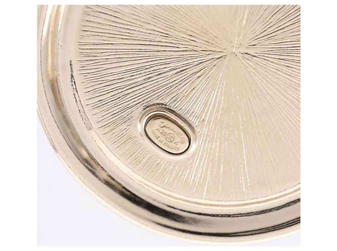 Spilla Chanel placcata oro bianca e dorata Bianco D'oro - vista 3