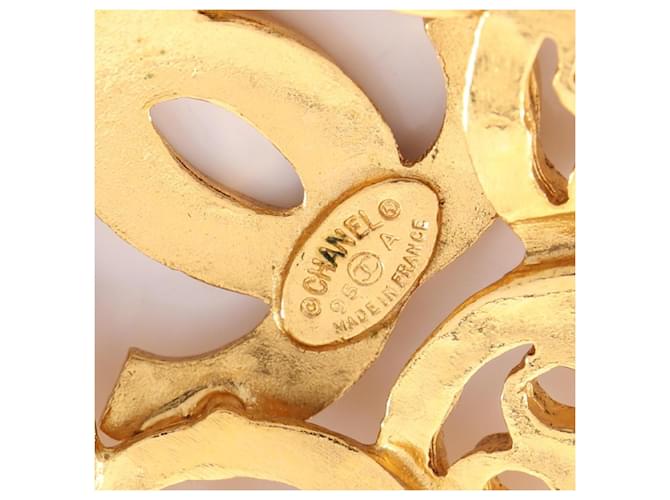 Timeless Spilla Fiore Logo Coco Chanel D'oro - vista 3