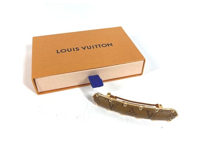 Louis Vuitton Monogram Reverse Barrette Braun - Ansicht 7