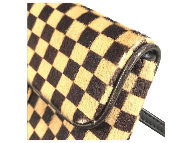 Borsa Gazelle Louis Vuitton Damier Sauvage Marrone - vista 9