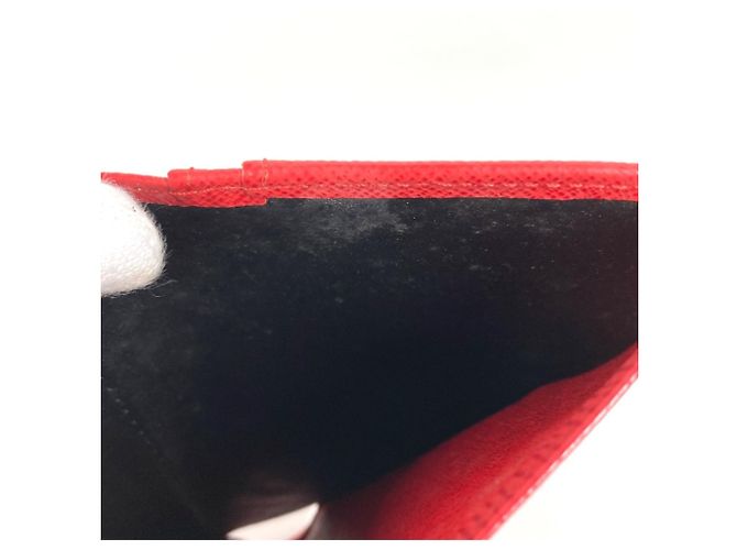 Louis Vuitton Epi Portemonnaie Viennois Compact Wallet Rosso - vista 9
