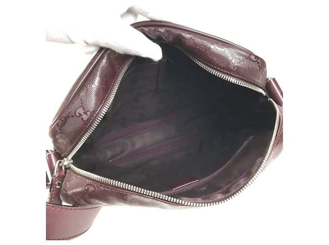 Borsa a tracolla Gucci GG Imprimé Purple Porpora - vista 11