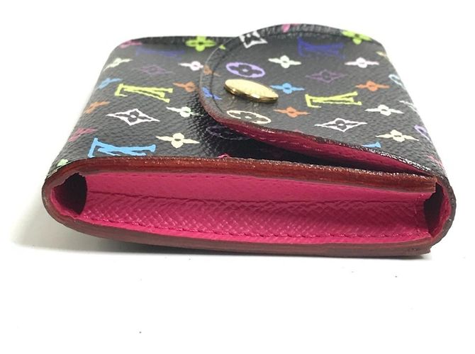 Porte-cartes Louis Vuitton Monogram Multicolore Noir - vue 4