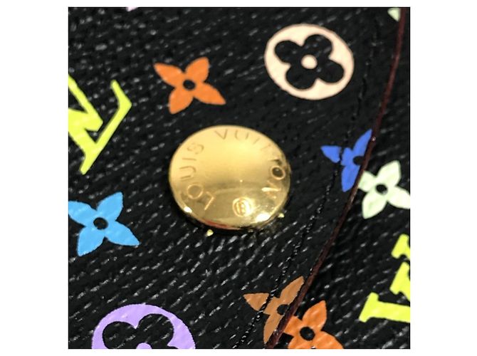 Porte-cartes Louis Vuitton Monogram Multicolore Noir - vue 7