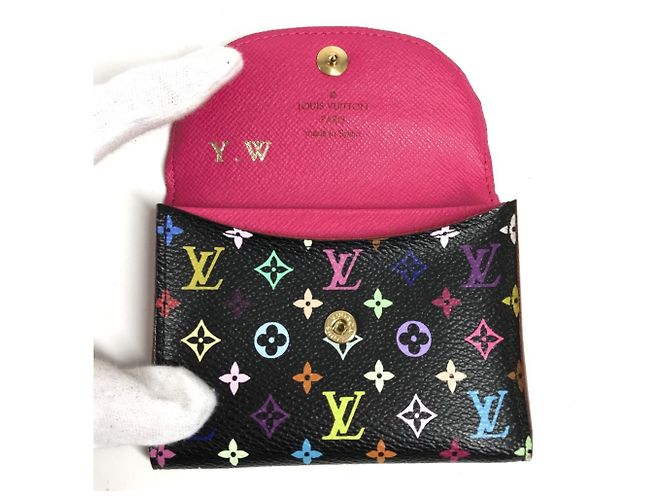 Porte-cartes Louis Vuitton Monogram Multicolore Noir - vue 8