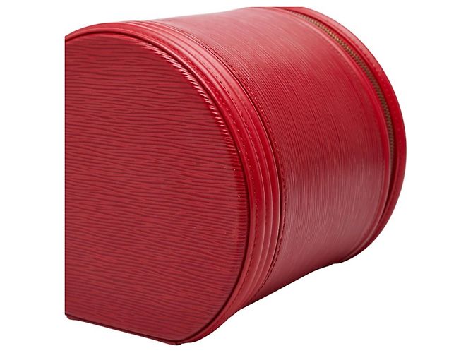 Borsa Vanity Louis Vuitton Epi Cannes Rosso - vista 4