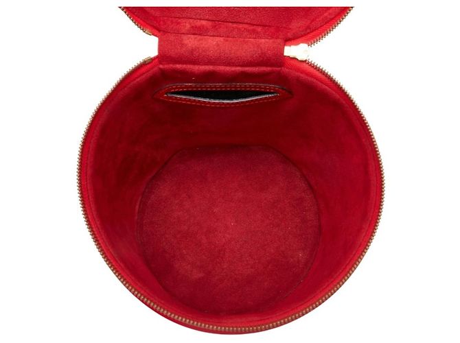 Borsa Vanity Louis Vuitton Epi Cannes Rosso - vista 6