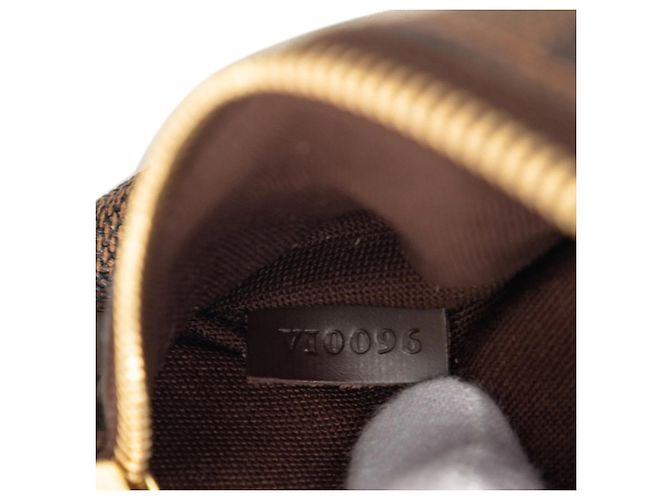 Bumbag Borsa a tracolla Louis Vuitton in tela Damier Marrone Damier ebene - vista 6