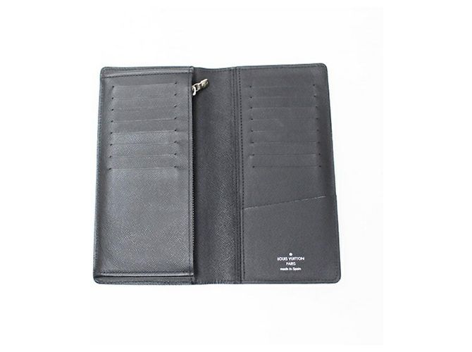 Cartera larga plegable Louis Vuitton Epi Brazza Negro - vista 5