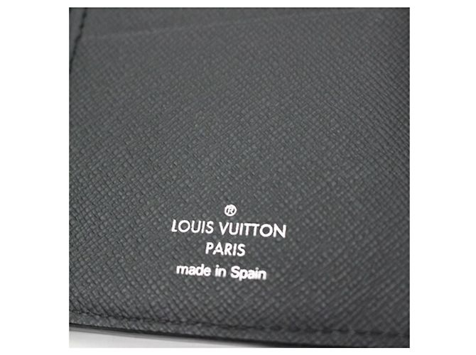 Cartera larga plegable Louis Vuitton Epi Brazza Negro - vista 7