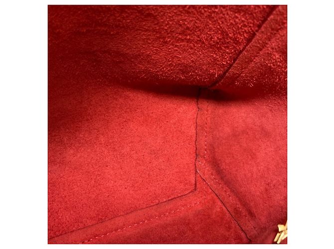Céline Celine Sangle Bucket Schultertasche Rot - Ansicht 10