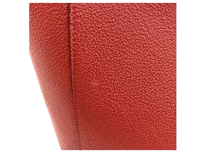Céline Celine Sangle Bucket Schultertasche Rot - Ansicht 11