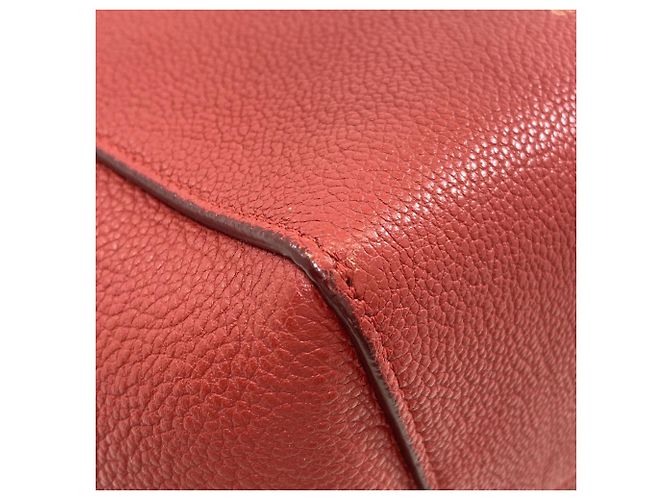Céline Celine Sangle Bucket Schultertasche Rot - Ansicht 17