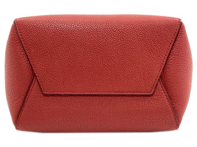 Céline Celine Sangle Bucket Schultertasche Rot - Ansicht 4