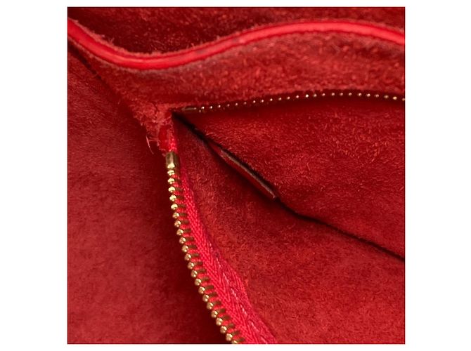 Céline Celine Sangle Bucket Schultertasche Rot - Ansicht 7