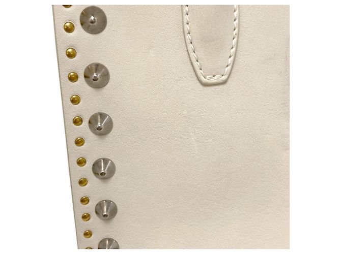 Bolsa 2-Way com tachas Miu Miu Branco - vista 12