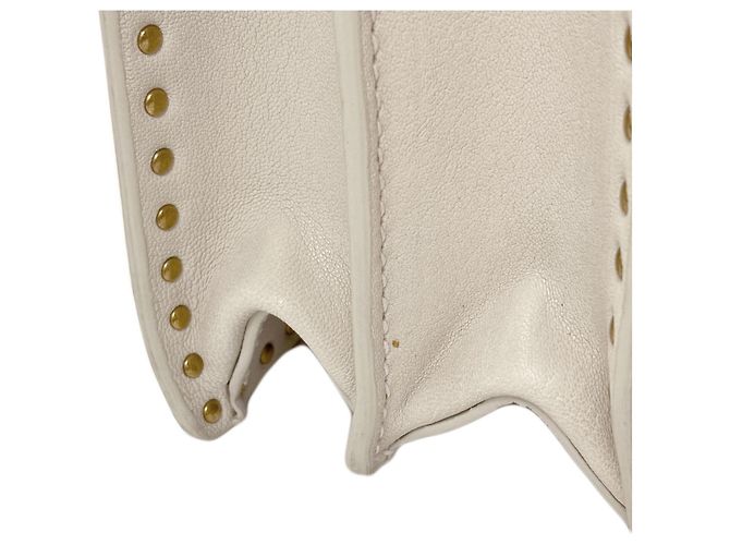 Bolsa 2-Way com tachas Miu Miu Branco - vista 13