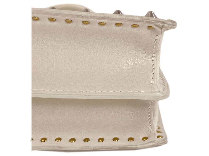Bolsa 2-Way com tachas Miu Miu Branco - vista 15
