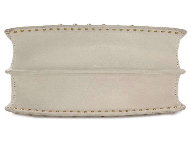 Bolsa 2-Way com tachas Miu Miu Branco - vista 4