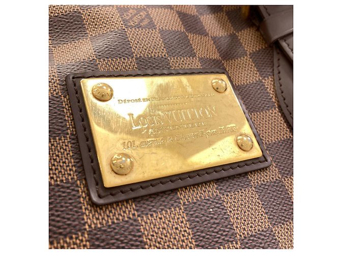 Borsa Tote Louis Vuitton Damier Hampstead MM Damier ebene - vista 12