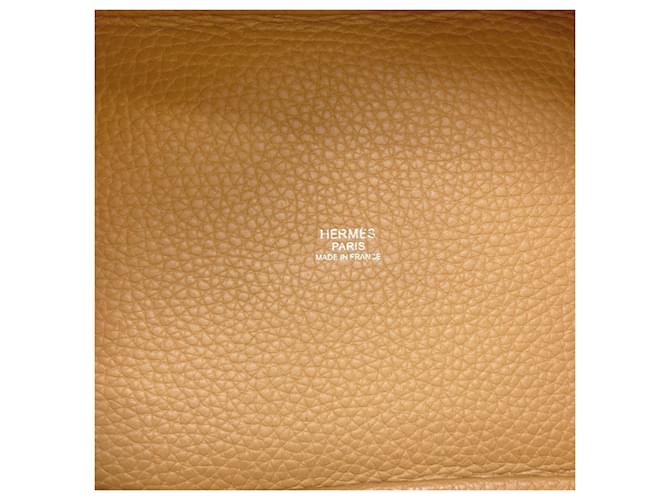Hermès Borsa Hermes Picotin Lock PM Camel Cammello - vista 6