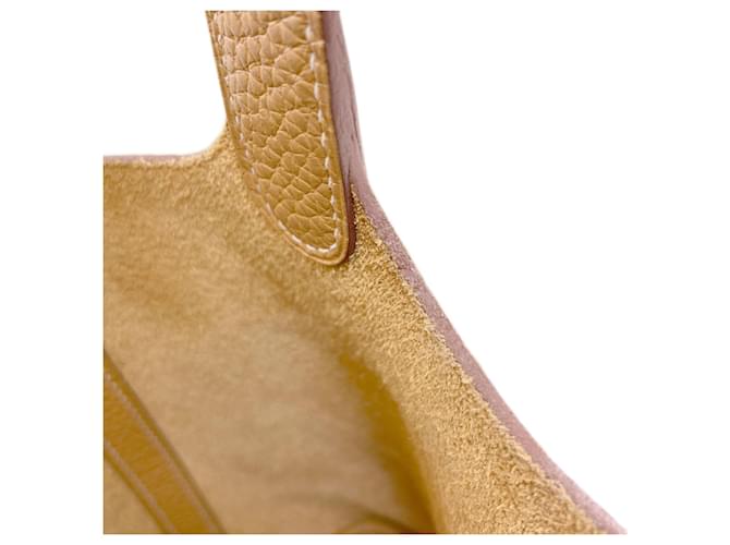 Hermès Borsa Hermes Picotin Lock PM Camel Cammello - vista 9