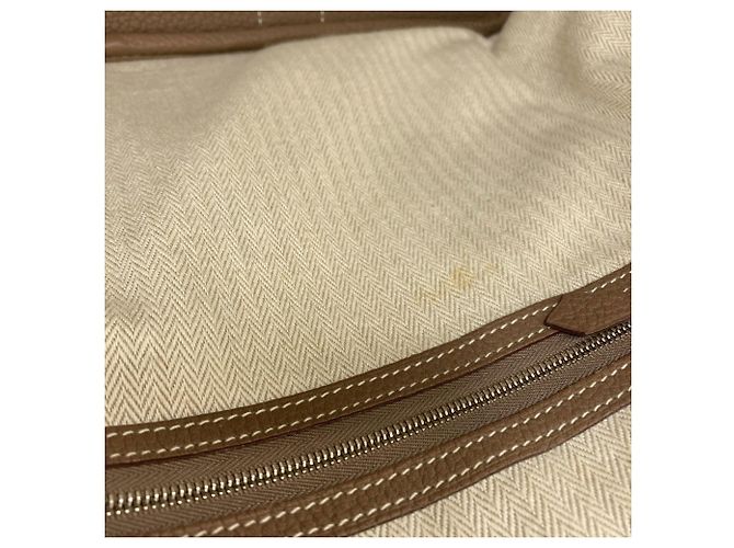 Hermès Bolso Tote Hermes Garden Party PM Gris pardo - vista 11