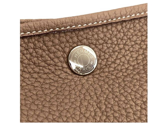 Hermès Bolso Tote Hermes Garden Party PM Gris pardo - vista 17