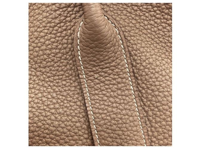 Hermès Bolso Tote Hermes Garden Party PM Gris pardo - vista 19