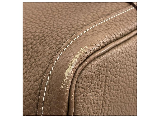 Hermès Bolso Tote Hermes Garden Party PM Gris pardo - vista 24