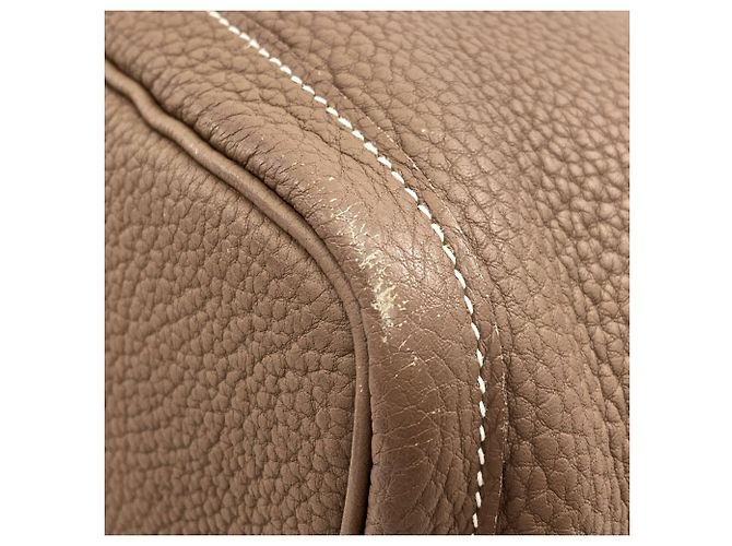 Hermès Bolso Tote Hermes Garden Party PM Gris pardo - vista 25