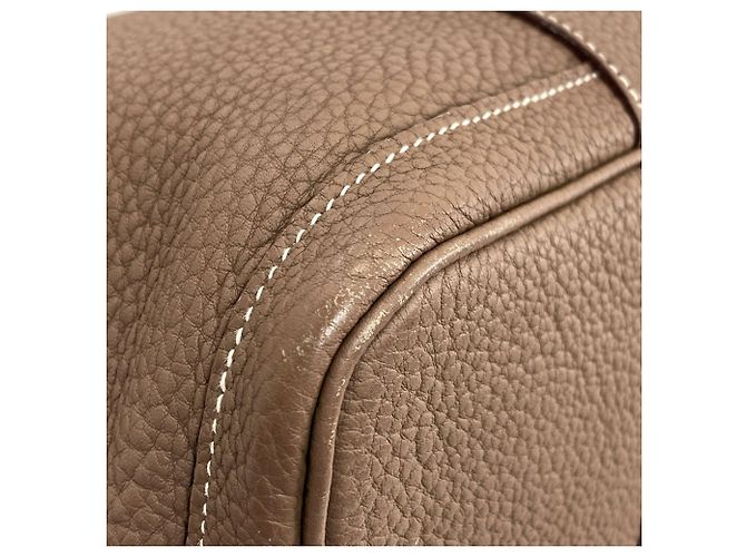 Hermès Bolso Tote Hermes Garden Party PM Gris pardo - vista 26
