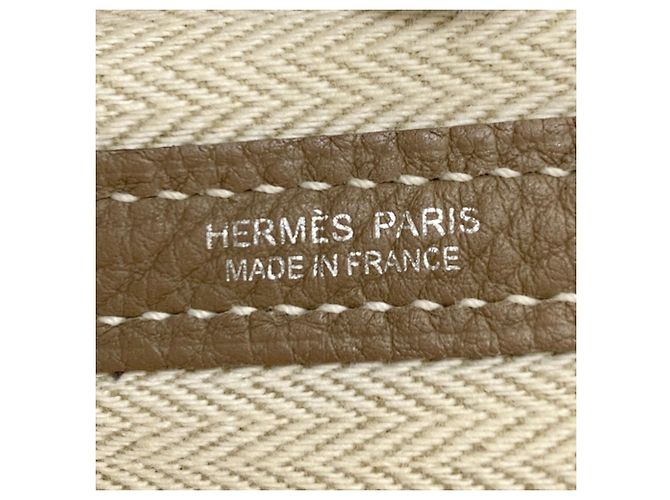 Hermès Bolso Tote Hermes Garden Party PM Gris pardo - vista 6
