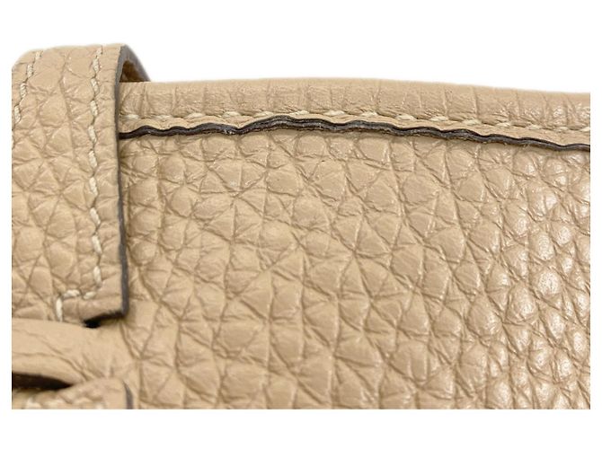 Hermès Borsa a tracolla Hermes Evelyne TPM Beige - vista 11