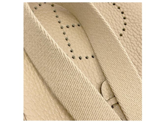 Hermès Borsa a tracolla Hermes Evelyne TPM Beige - vista 13