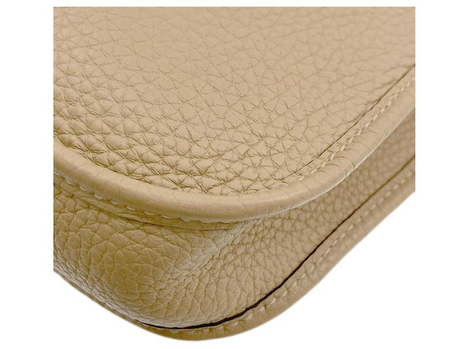Hermès Borsa a tracolla Hermes Evelyne TPM Beige - vista 16