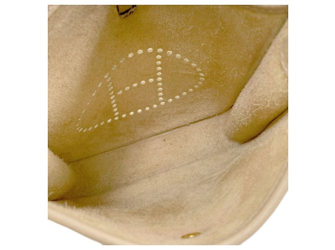 Hermès Borsa a tracolla Hermes Evelyne TPM Beige - vista 5