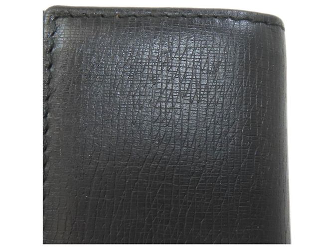 Gucci Interlocking G Leather Key Case Black - view 12