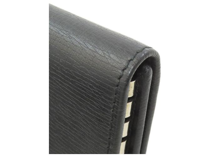 Gucci Interlocking G Leather Key Case Black - view 15