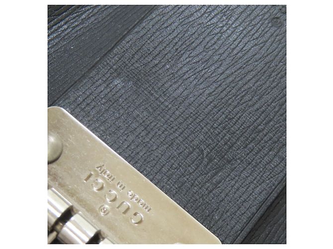 Gucci Interlocking G Leather Key Case Black - view 9