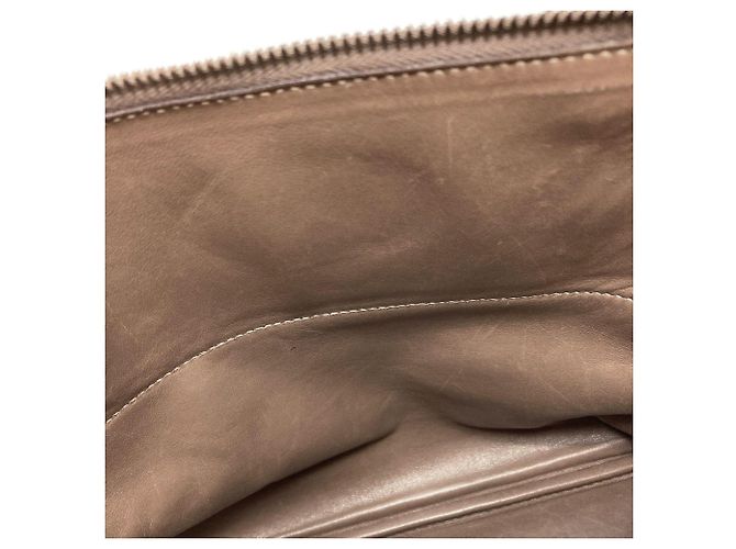 Hermès Borsa Hermes Bolide 31 in Etoupe Gray Taupe - vista 12