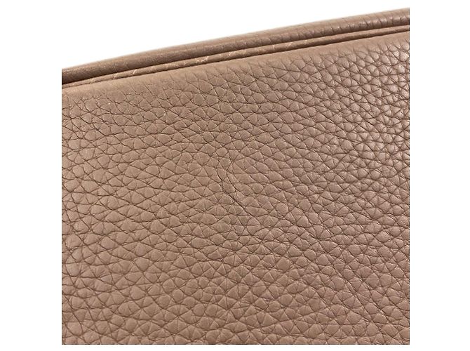 Hermès Borsa Hermes Bolide 31 in Etoupe Gray Taupe - vista 17