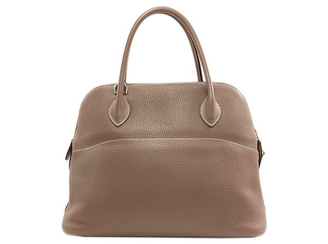 Hermès Borsa Hermes Bolide 31 in Etoupe Gray Taupe - vista 2