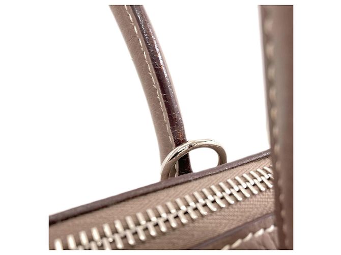 Hermès Borsa Hermes Bolide 31 in Etoupe Gray Taupe - vista 23