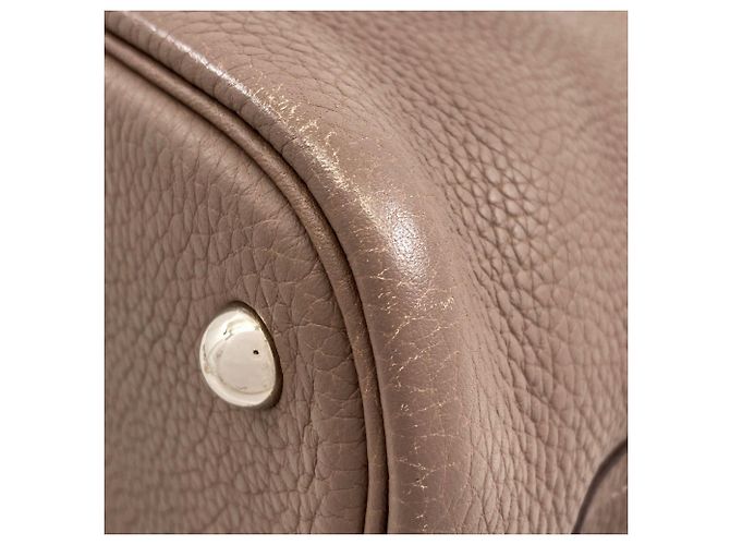 Hermès Borsa Hermes Bolide 31 in Etoupe Gray Taupe - vista 30