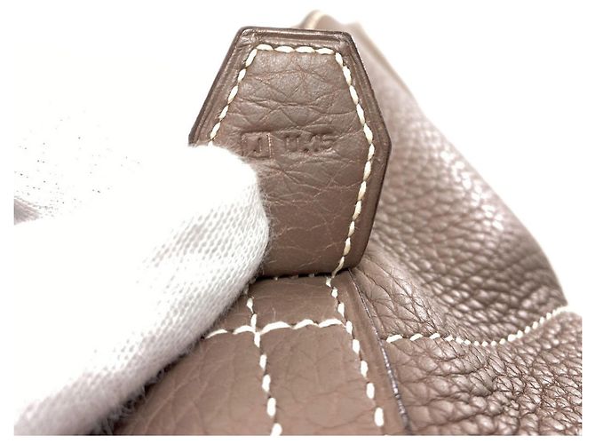 Hermès Borsa Hermes Bolide 31 in Etoupe Gray Taupe - vista 7